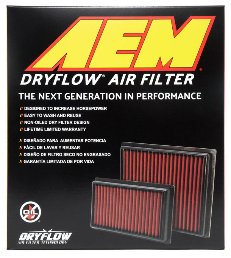 AEM 04-07 Ford / Lincoln 5.4L V8 11.375in O/S L x 8.5in O/S W x 1.313in H DryFlow Air Filter