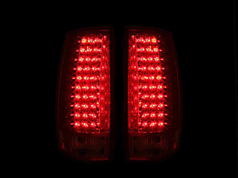 ANZO 2007-2014 Chevrolet Suburban LED Taillights Black G4