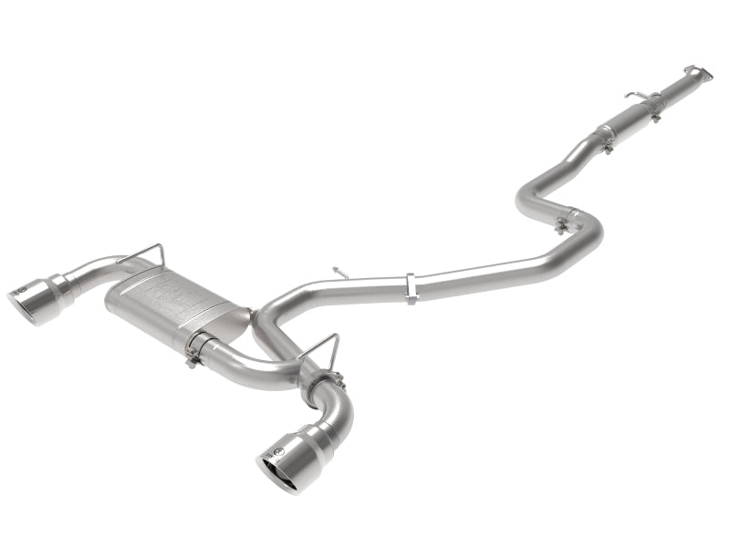 aFe Takeda Exhaust Cat-Back 19-20 Hyundai Veloster N 304SS Polished Dual Tips Exhaust