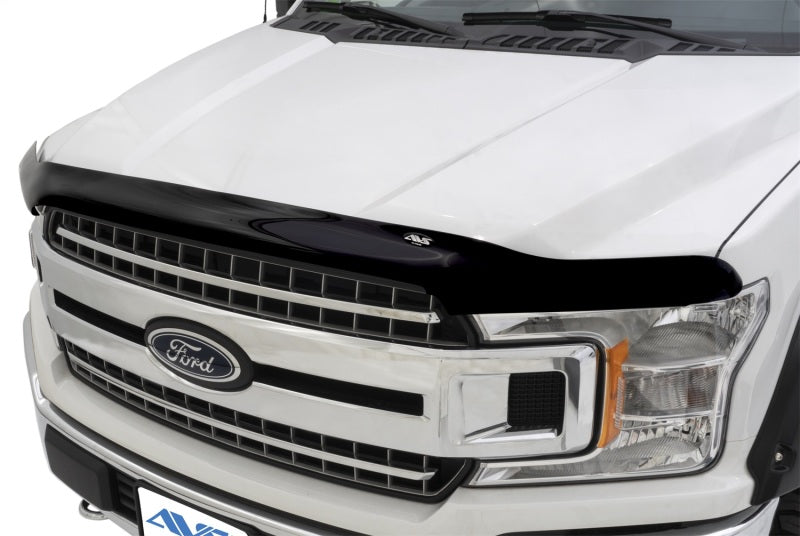 AVS 15-18 Ford F-150 High Profile Bugflector II Hood Shield - Smoke