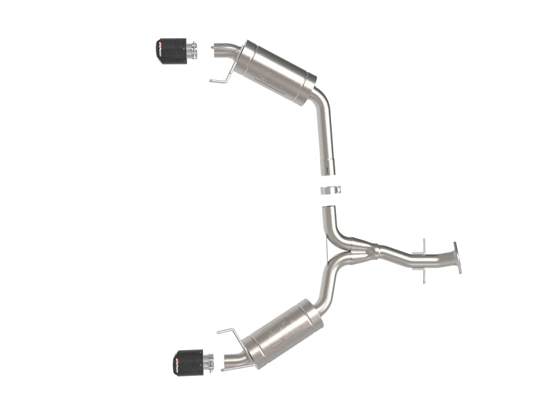 aFe POWER Takeda 06-13 Lexus IS250/IS350 SS Axle-Back Exhaust w/ Carbon Tips