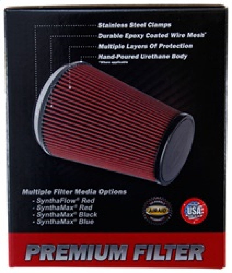 Airaid Replacement Filter Element for 3in Concept II - Dry / Red Media