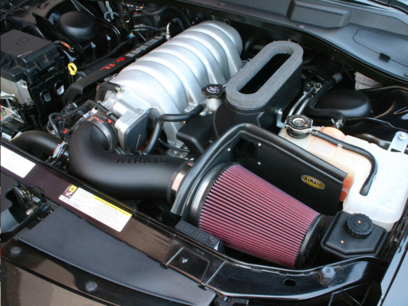 Airaid 06-10 Dodge Charger / 08 Magnum SRT8 6.1L Hemi CAD Intake System w/ Tube (Oiled / Red Media)