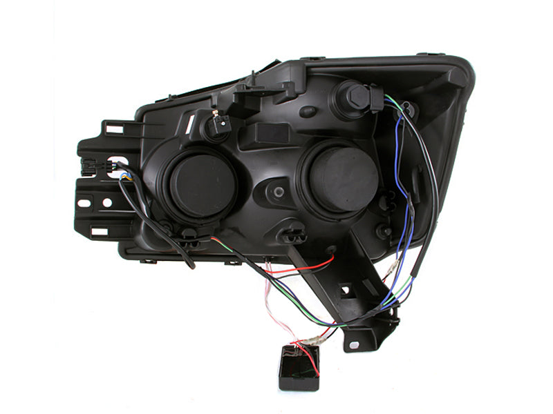 ANZO 2004-2007 Nissan Armada Projector Headlights w/ Halo Chrome (CCFL)