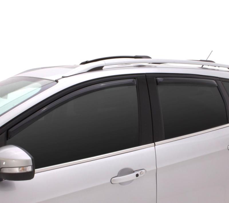 AVS 16-18 Mazda CX-3 Ventvisor In-Channel Front & Rear Window Deflectors 4pc - Smoke