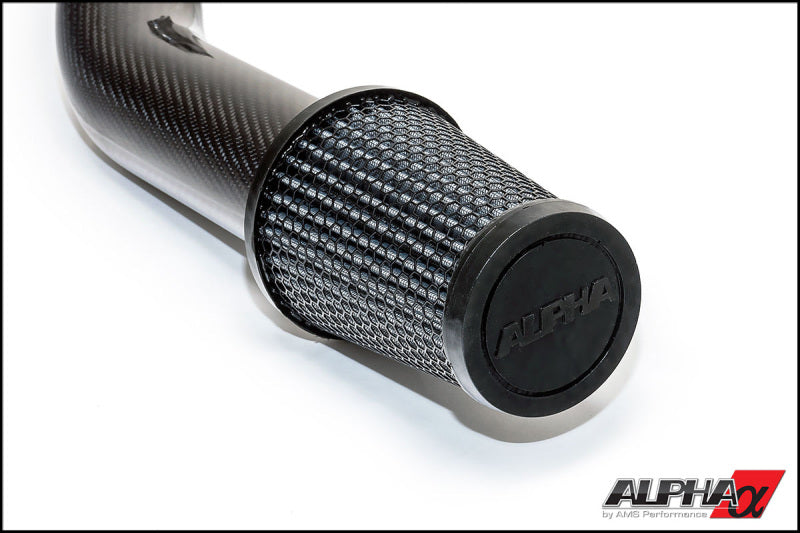 AMS Performance 2009+ Nissan GT-R R35 (CBA/DBA) Alpha Carbon Fiber Intake Pipes for Stock Turbos