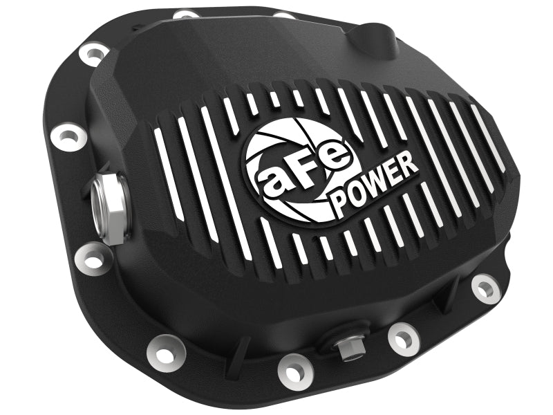 aFe Pro Series Rear Differential Cover Black w/ Fins 15-19 Ford F-150 (w/ Super 8.8 Rear Axles)